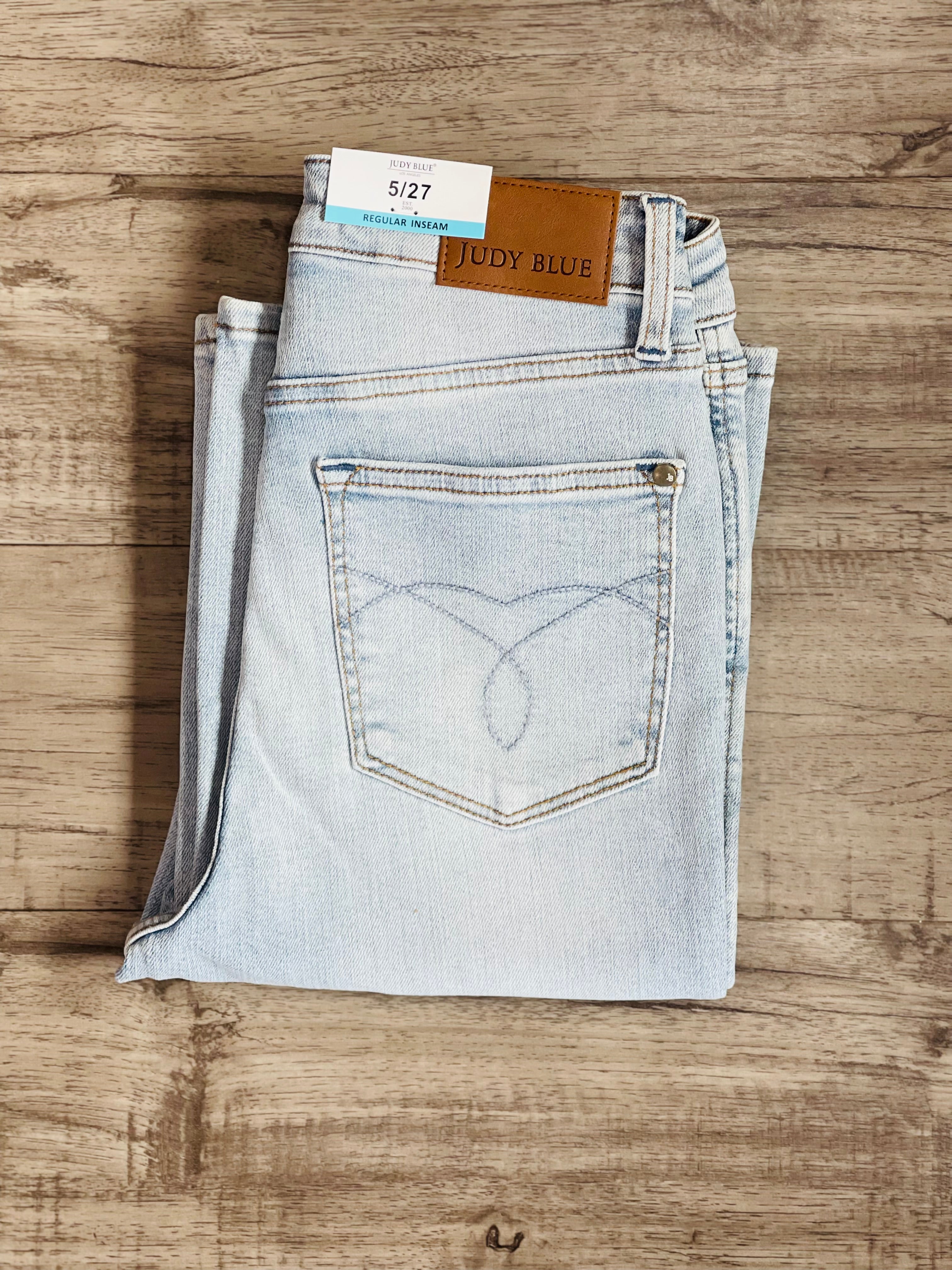 Judy Blue High Rise Light Wash Bootcut