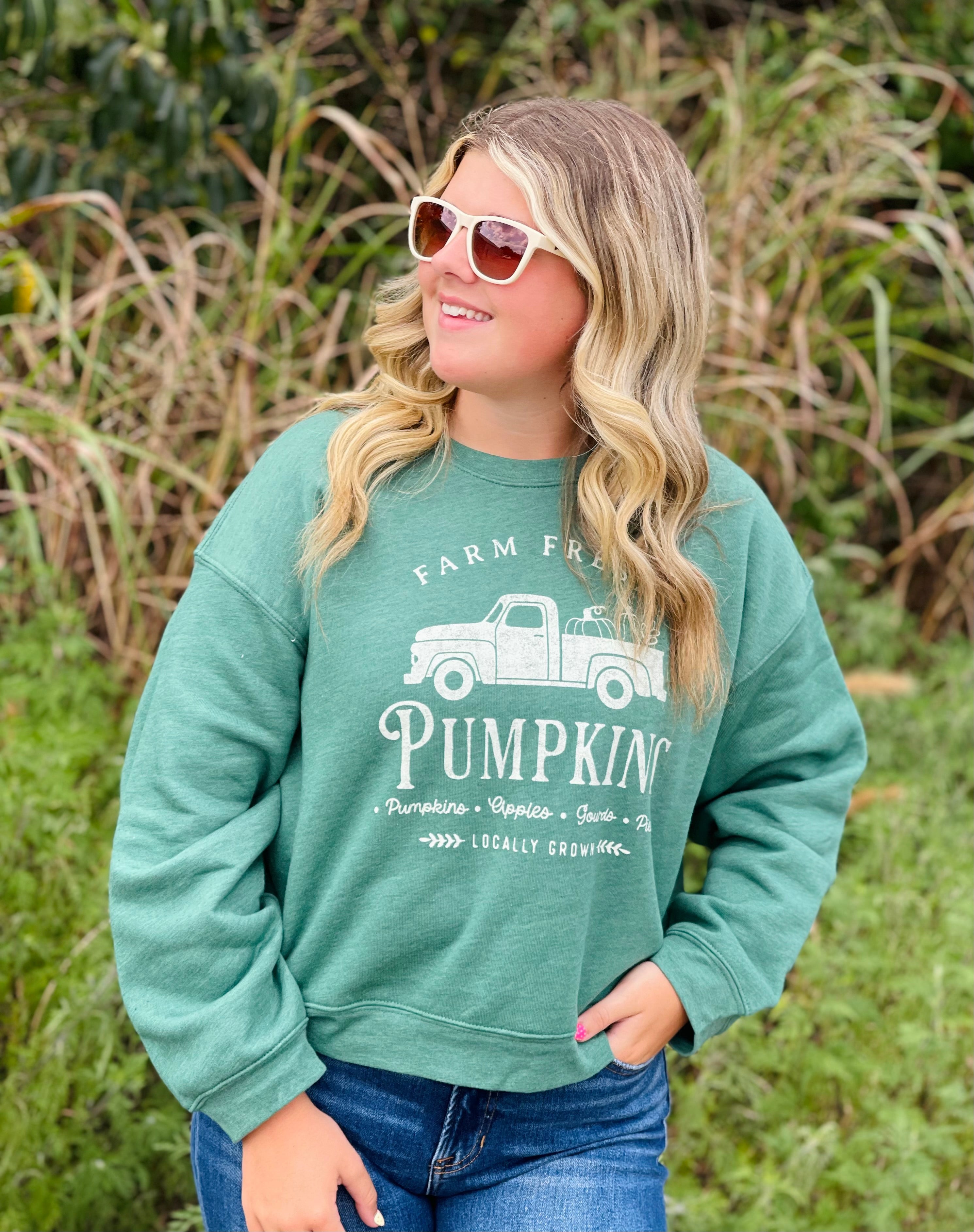 Farm Fresh Pumpkins Sweatshirt