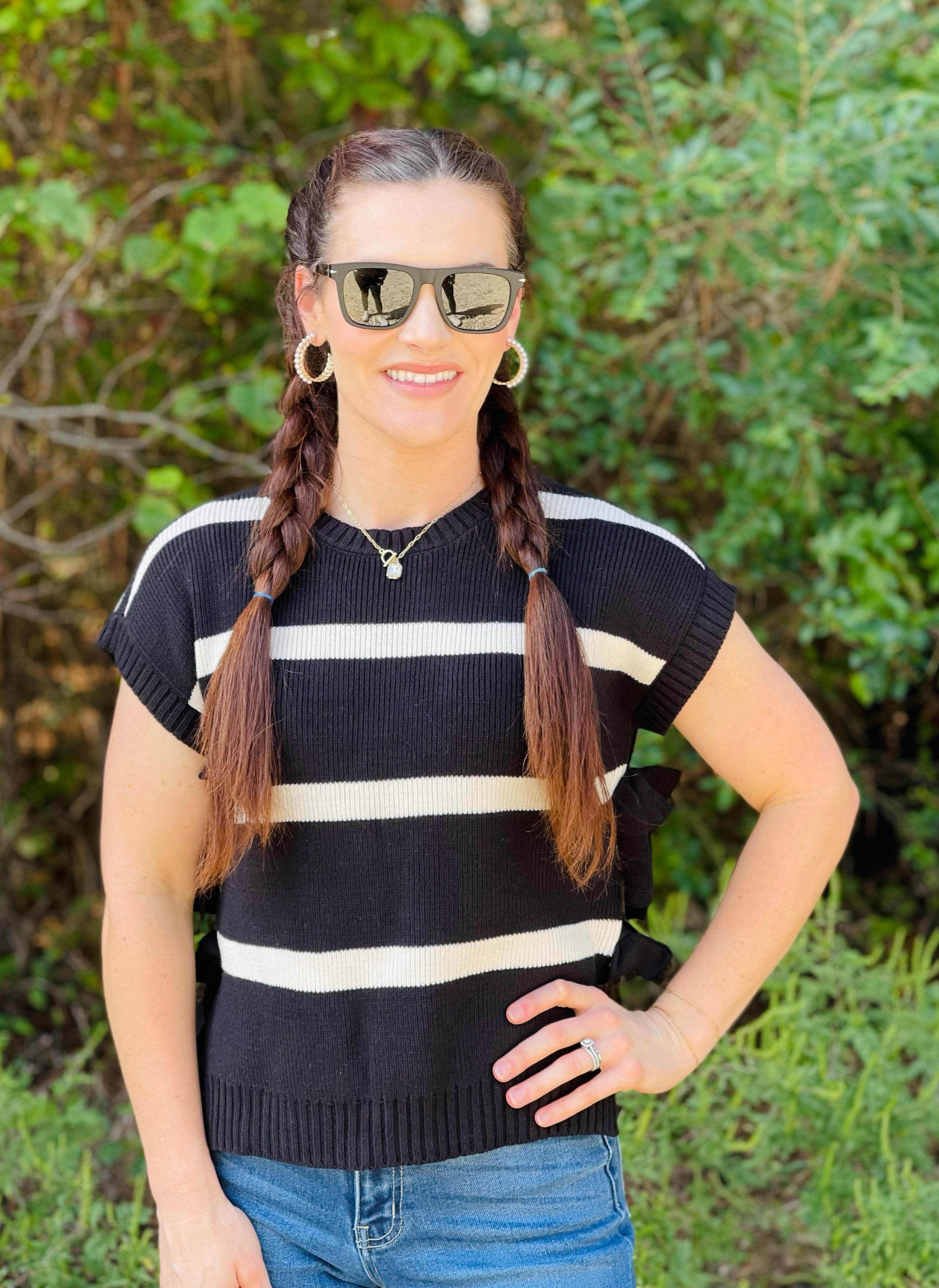 Eva Side Tie Sweater