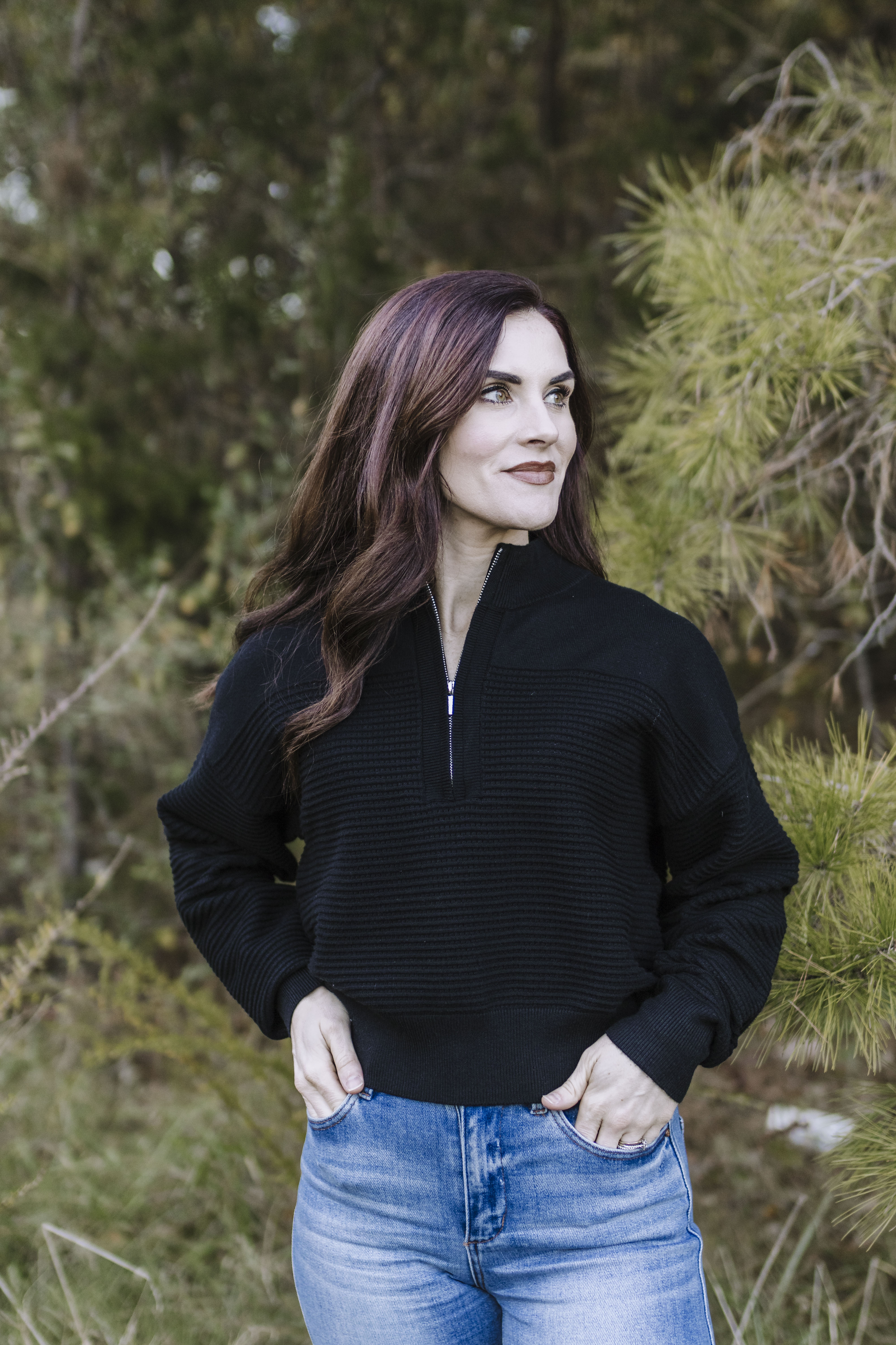 Aspen Half Zip Sweater