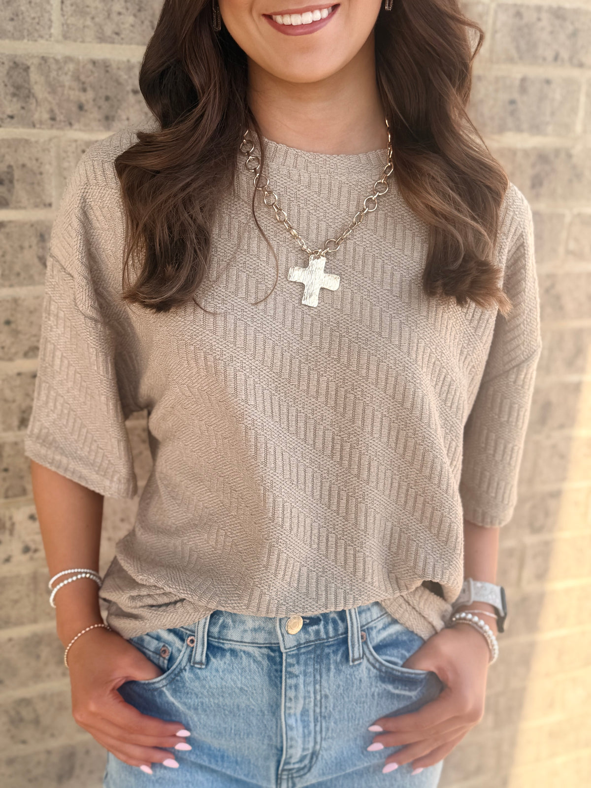 Gemma Textured Top