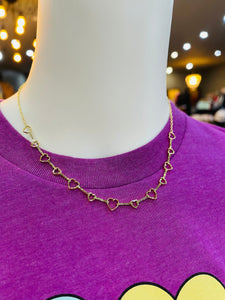 Haisley Heart Strand Necklace