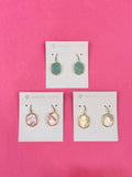 Daphne Framed Drop Earring
