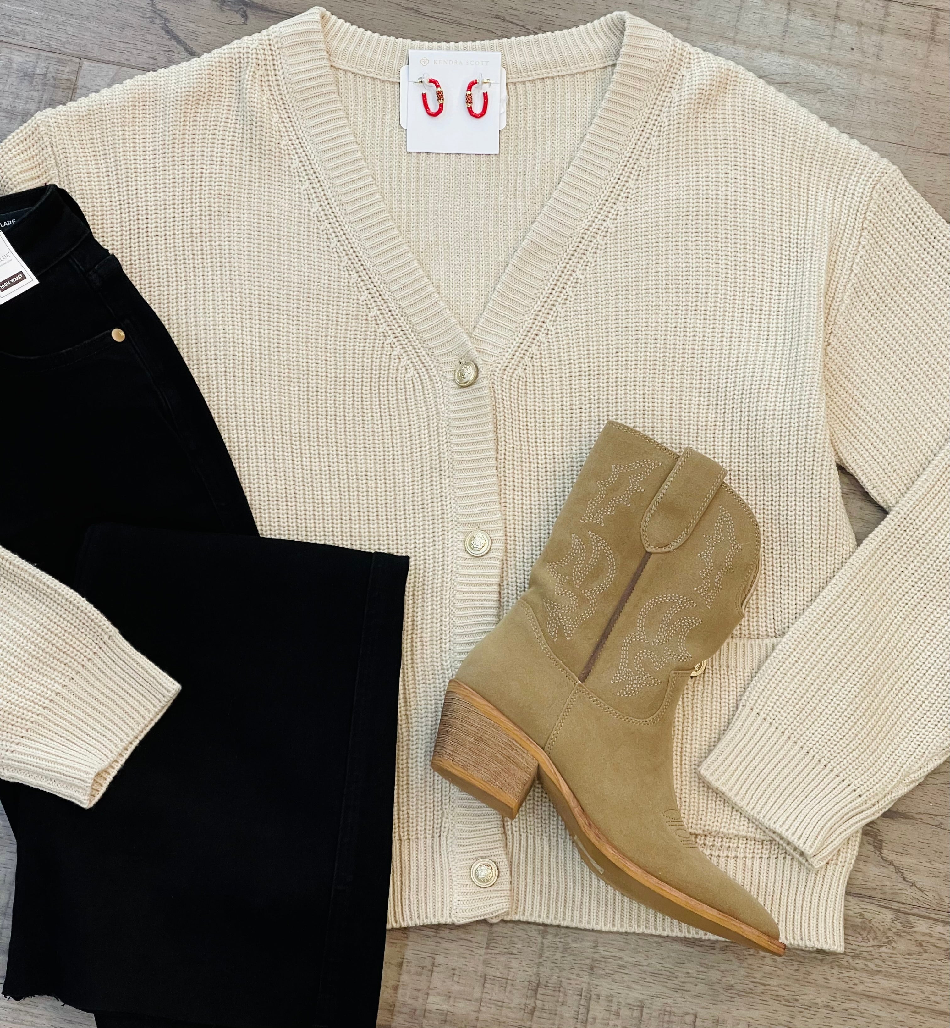 Wildflower Chunky Knit Cardigan