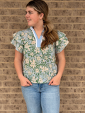 Steppin Into Spring Floral Top