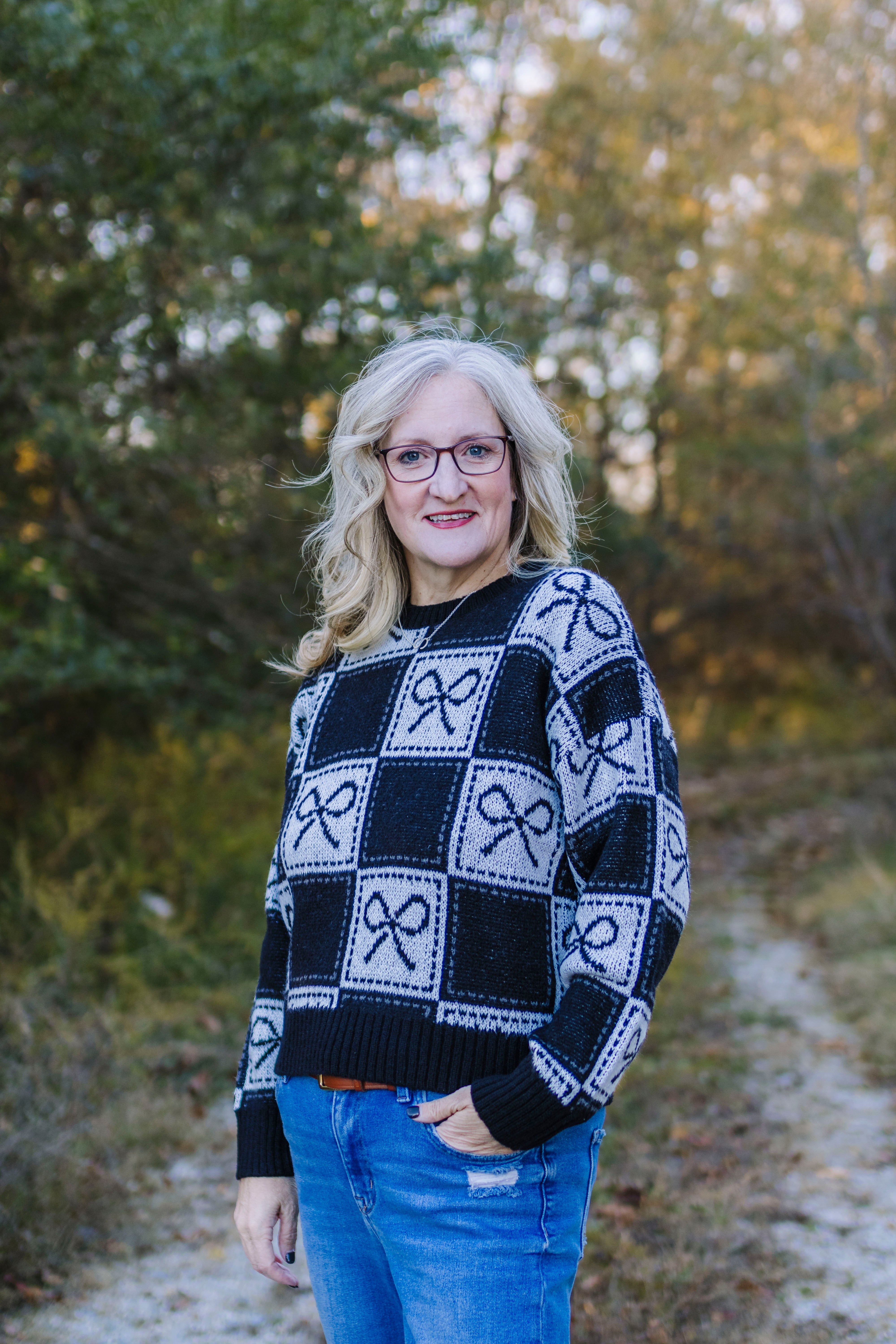 Belle Bow Sweater DB