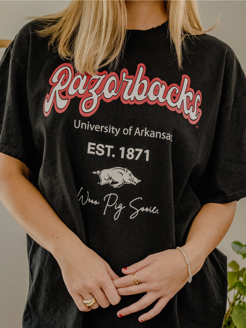 Arkansas Razorbacks Letterman Tee
