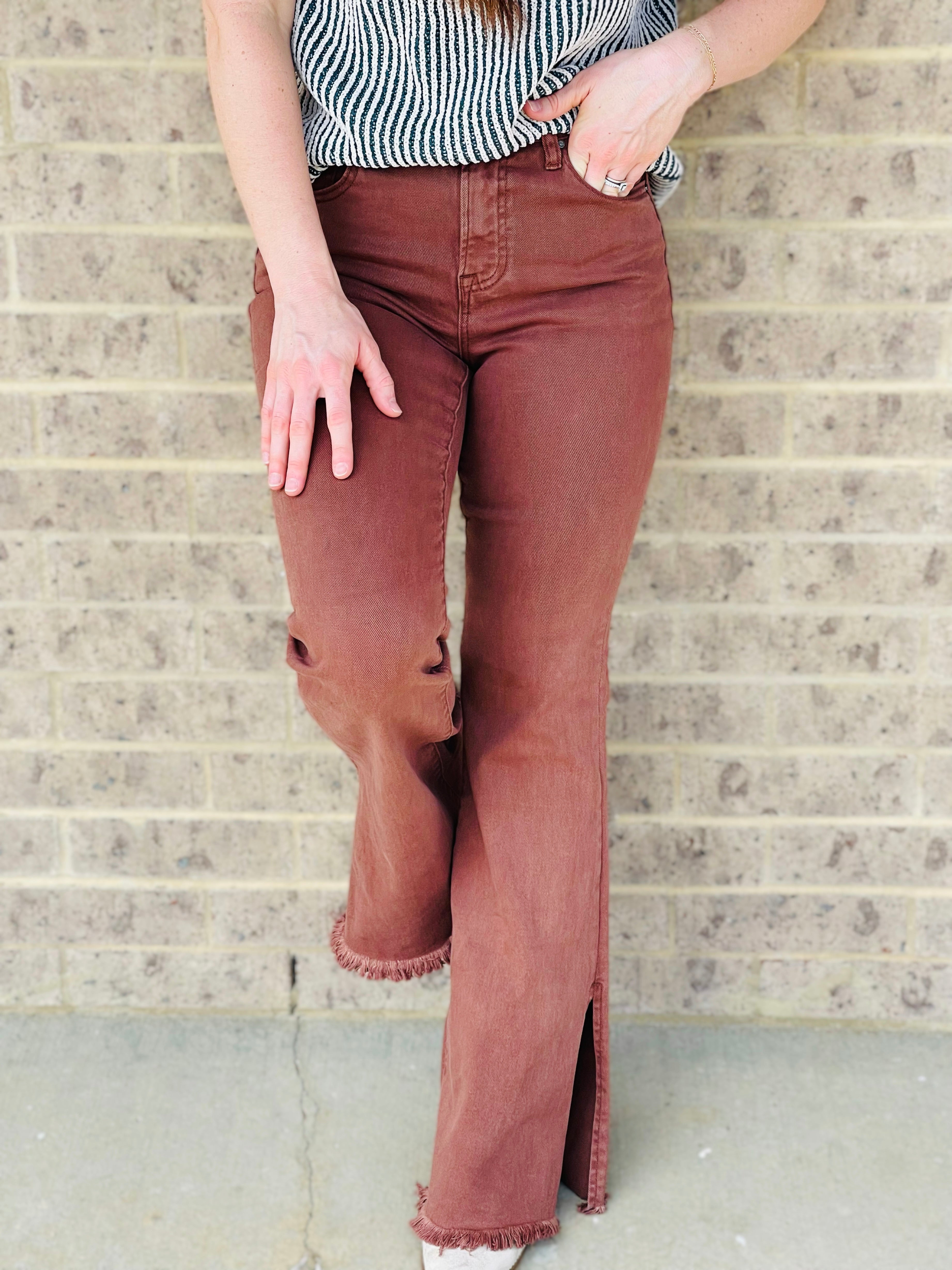 Hadley High Rise Flare by Risen