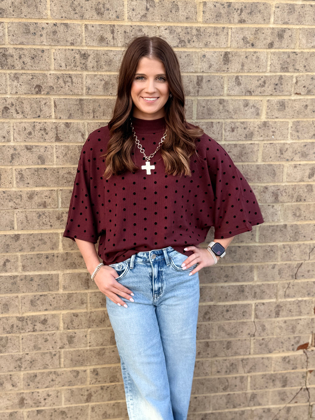 Polka Dot Classic Top