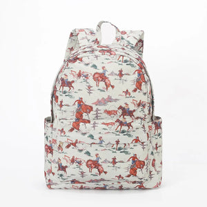 Printed Backpack