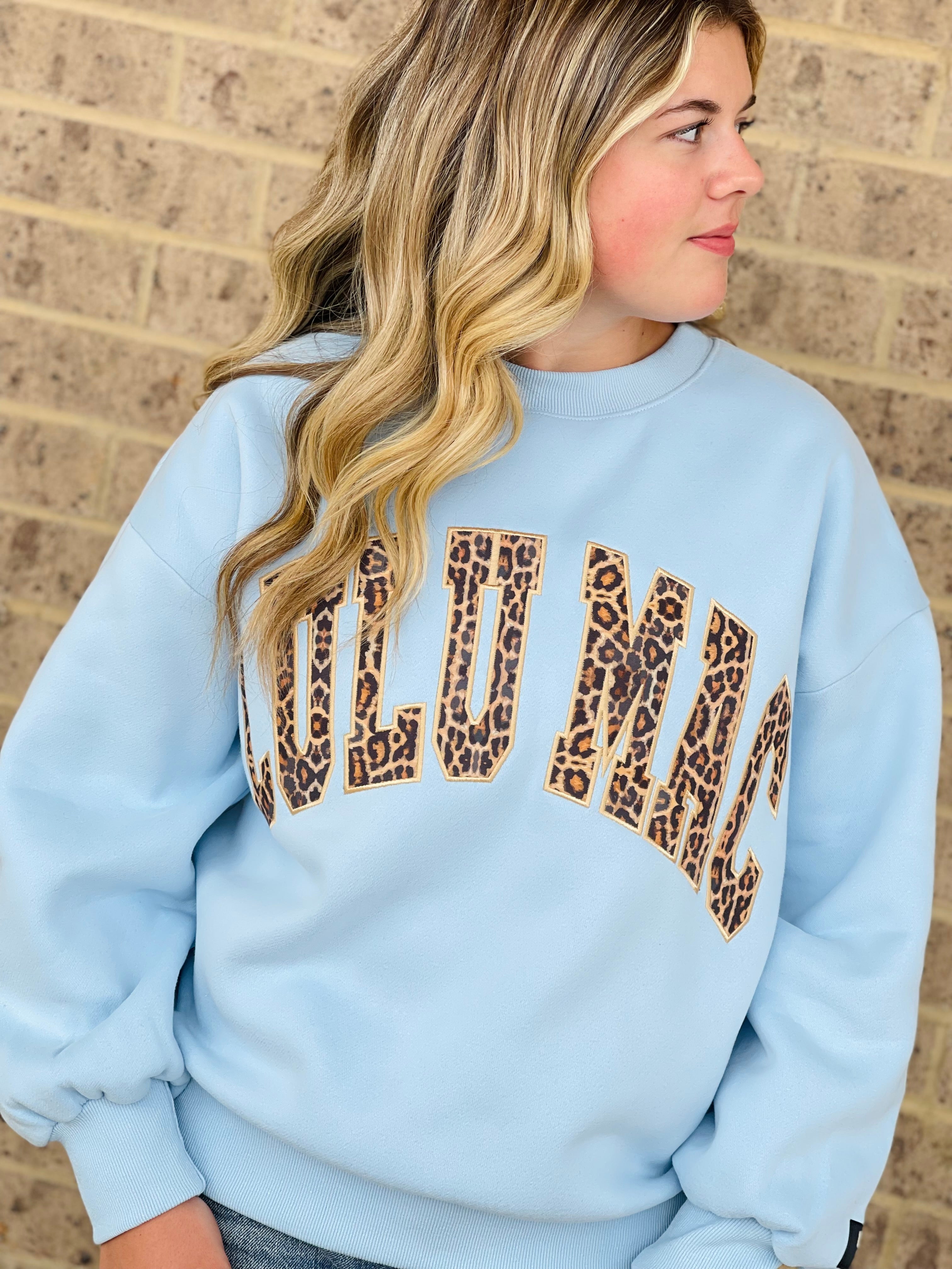 Lulu Mac Light Blue Sweatshirt