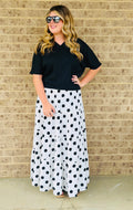 Sarah Polka Dot Maxi Skirt