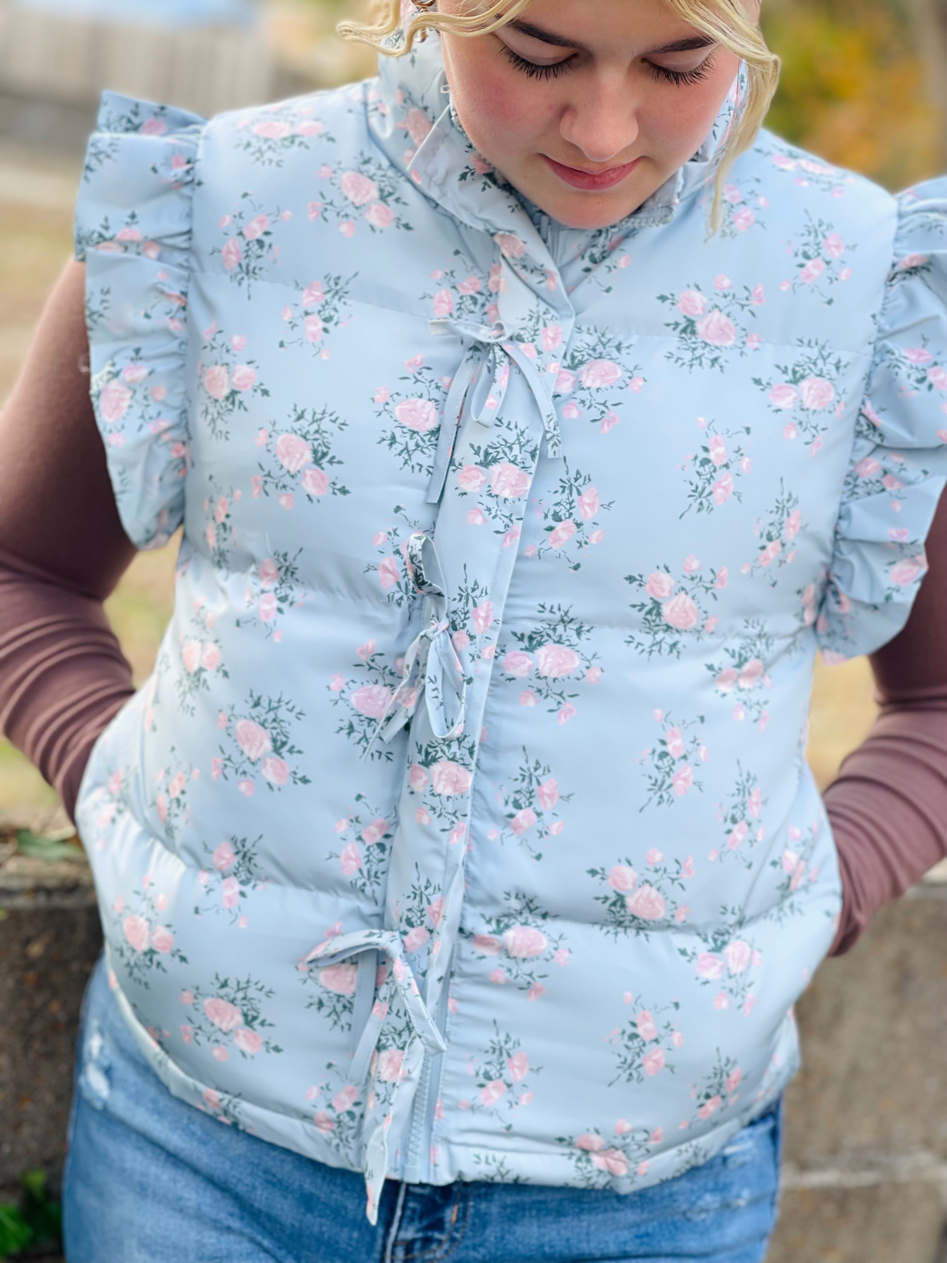 Ava Floral Vest