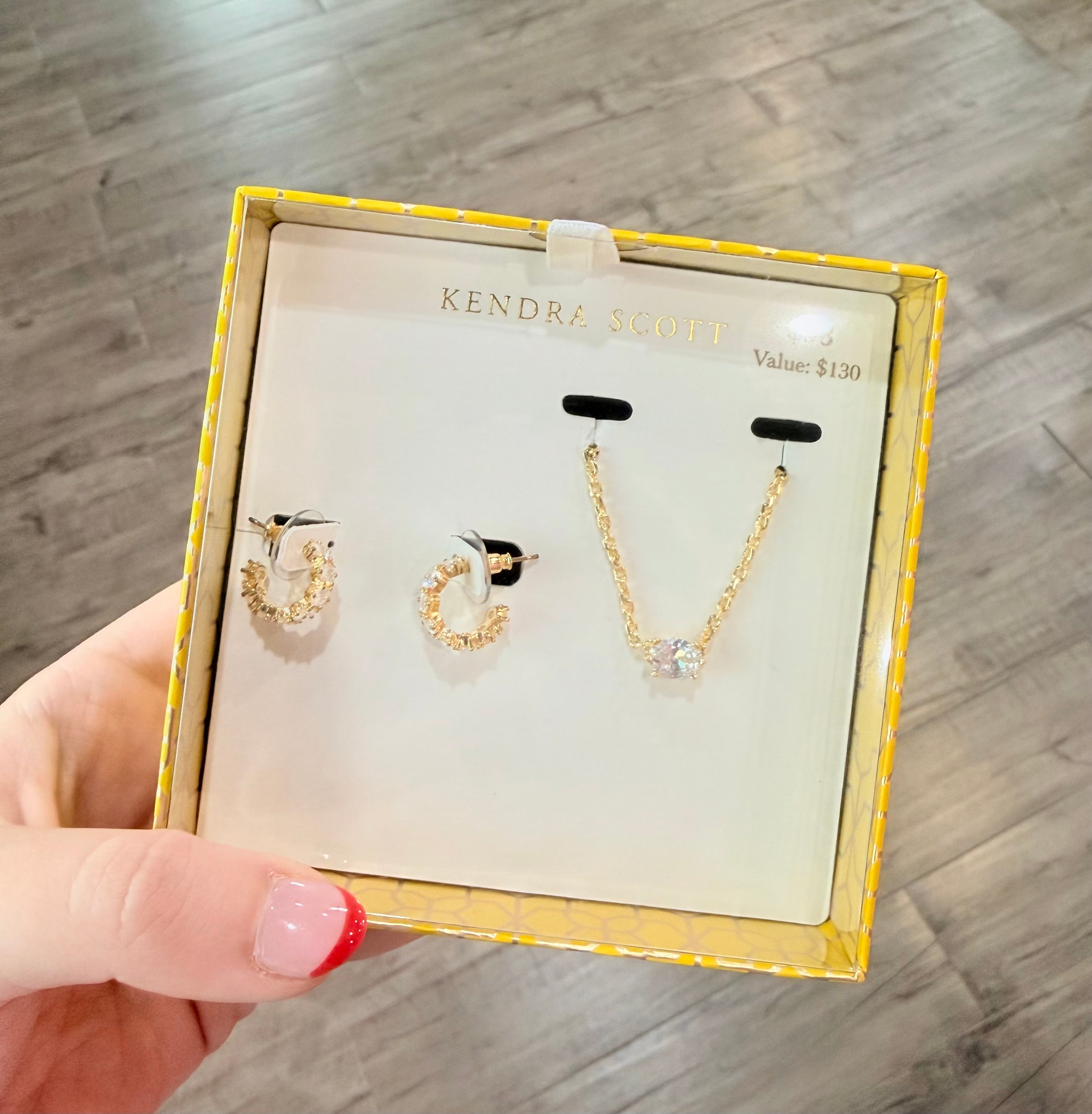 Cailin Crystal Gold Gift Set