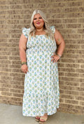 Modern Grace Midi Dress