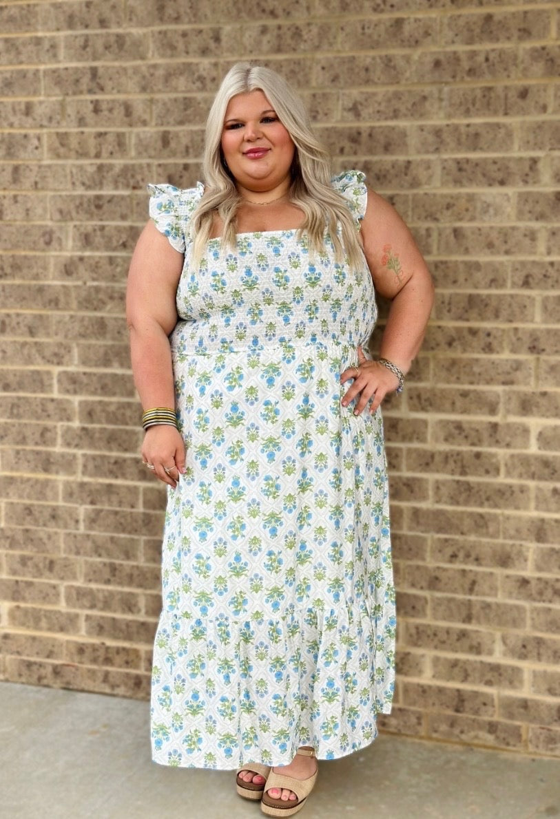 Modern Grace Midi Dress