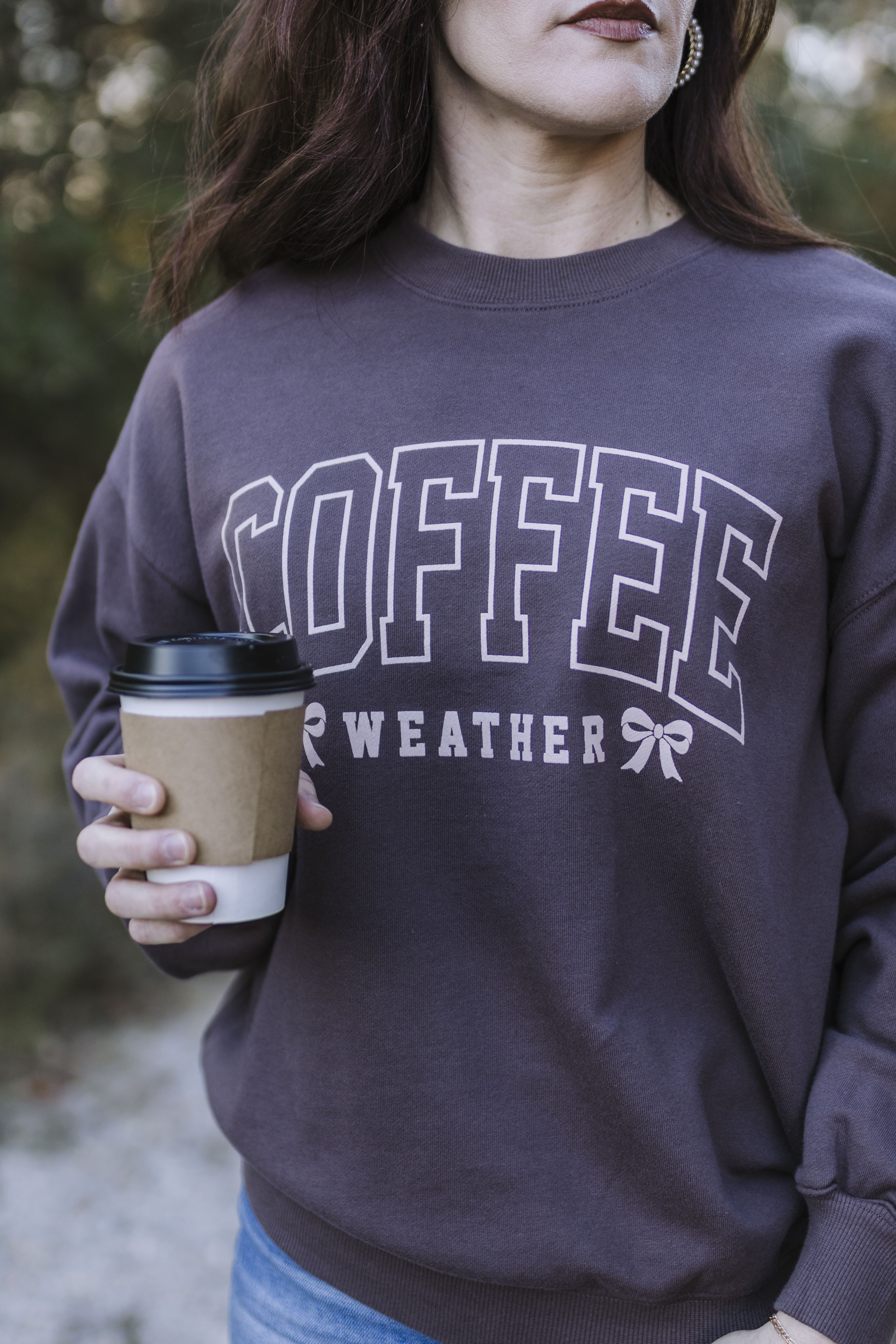 Coffee Weather Graphic Sweatshirt