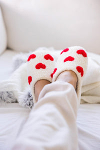 Cozi Heart Printed Slipper- Mia