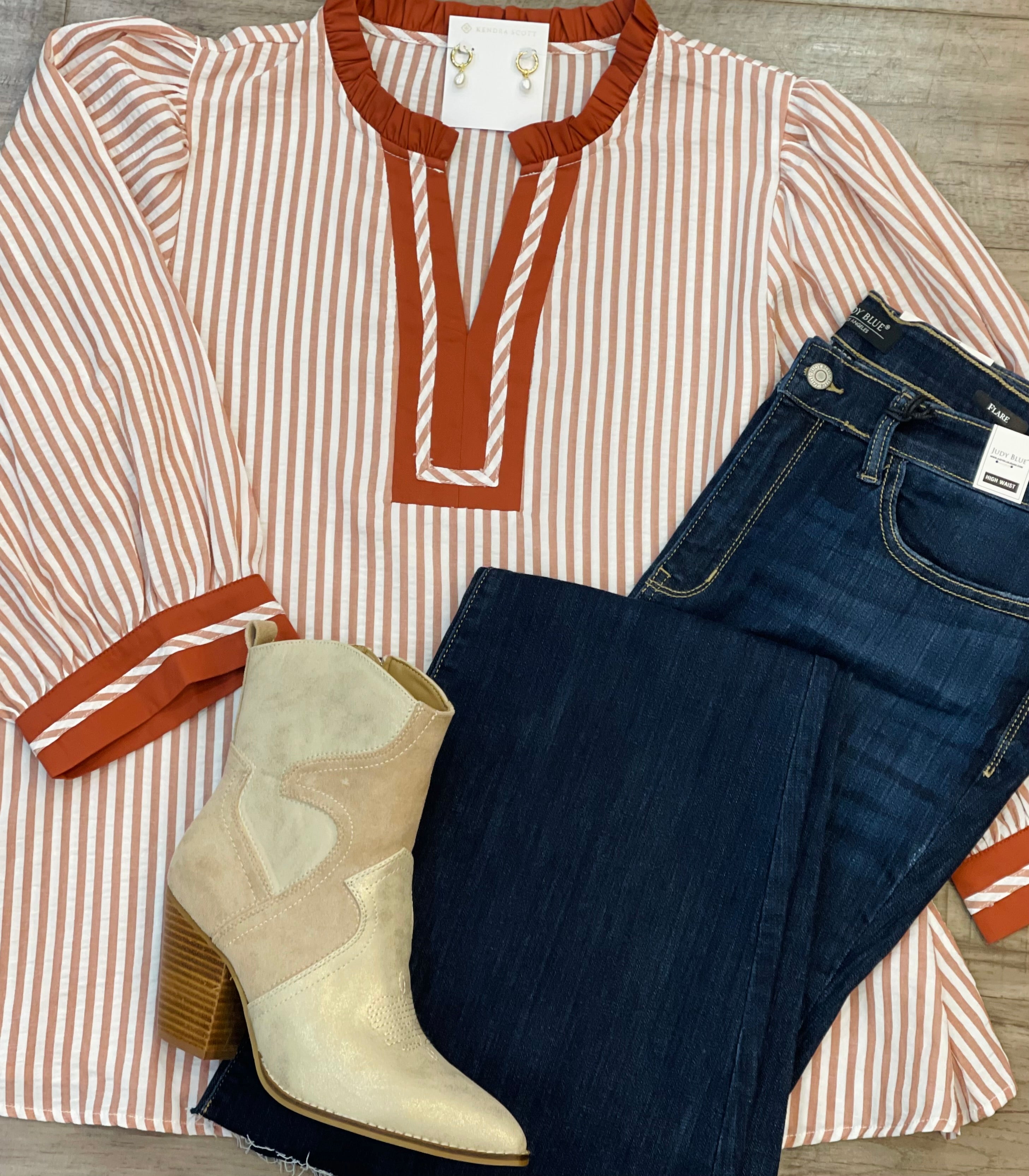 Julia Striped Blouse