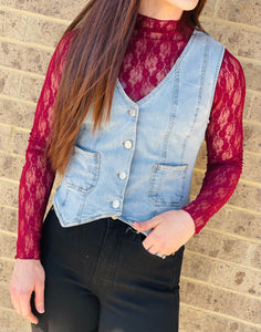 Blakely Denim Vest