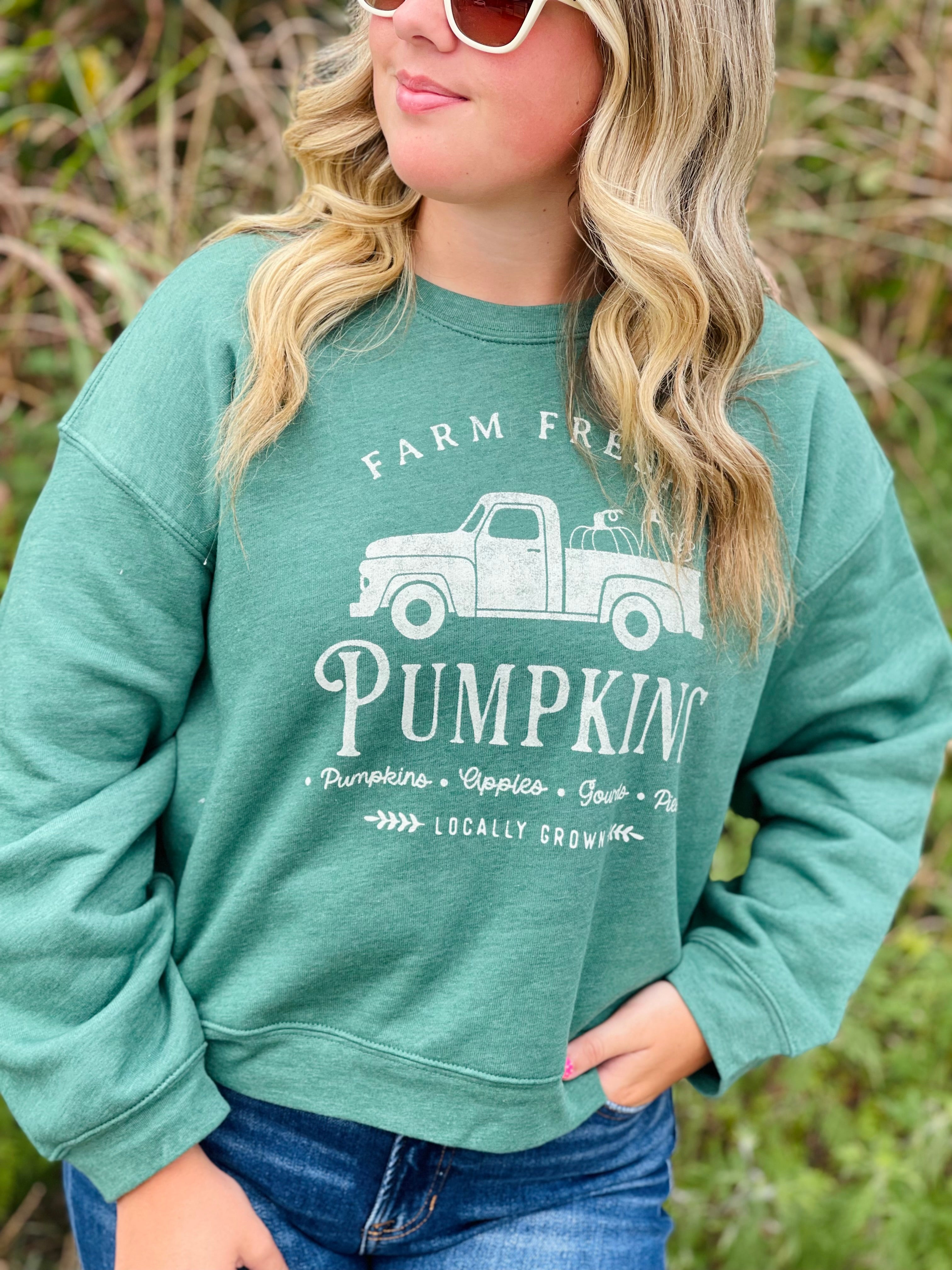 Farm Fresh Pumpkins Sweatshirt