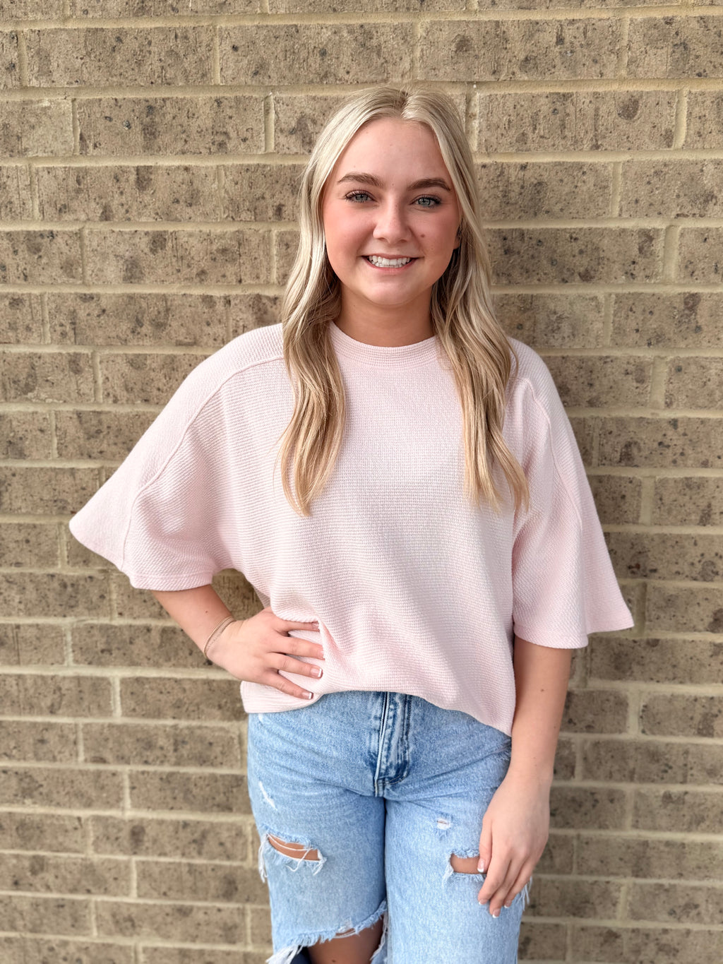 Sherri Round Neck Top