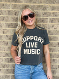 Support Live Music Midi Tee