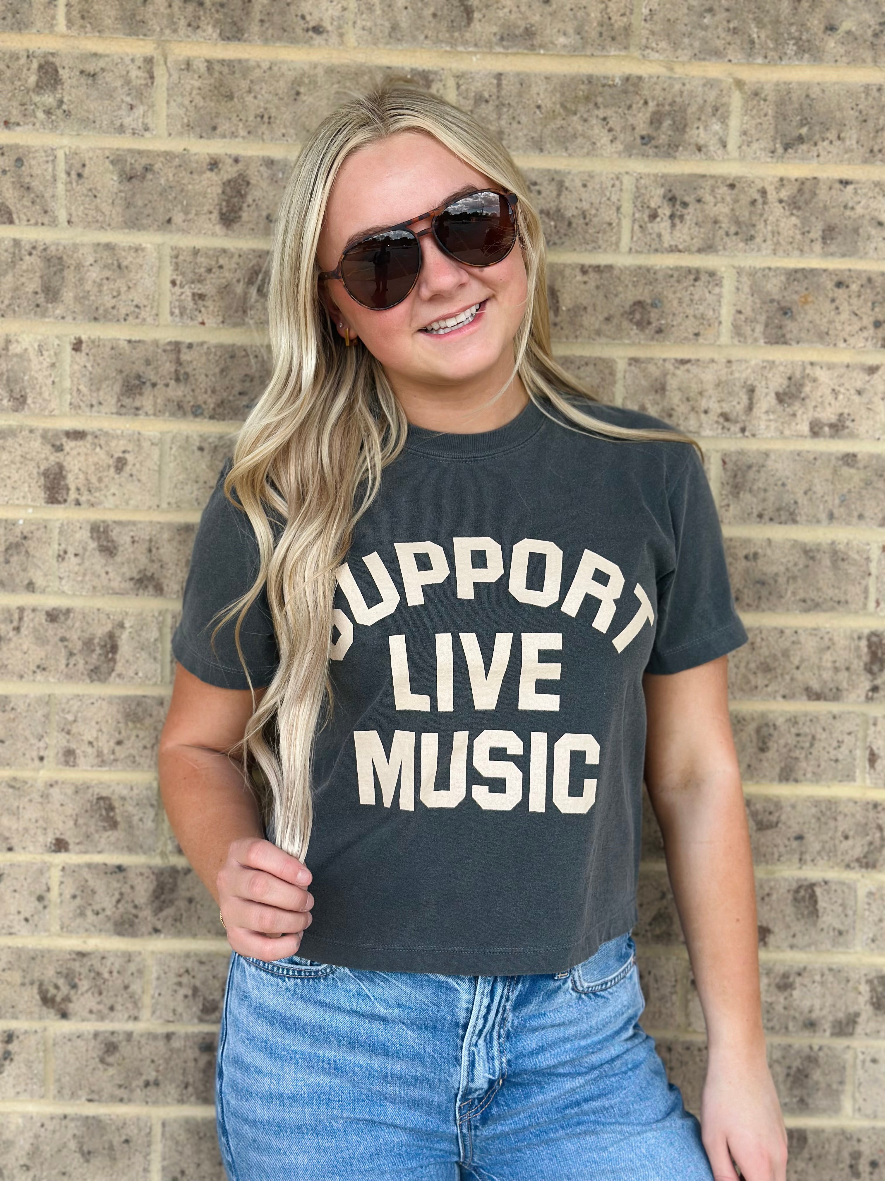 Support Live Music Midi Tee