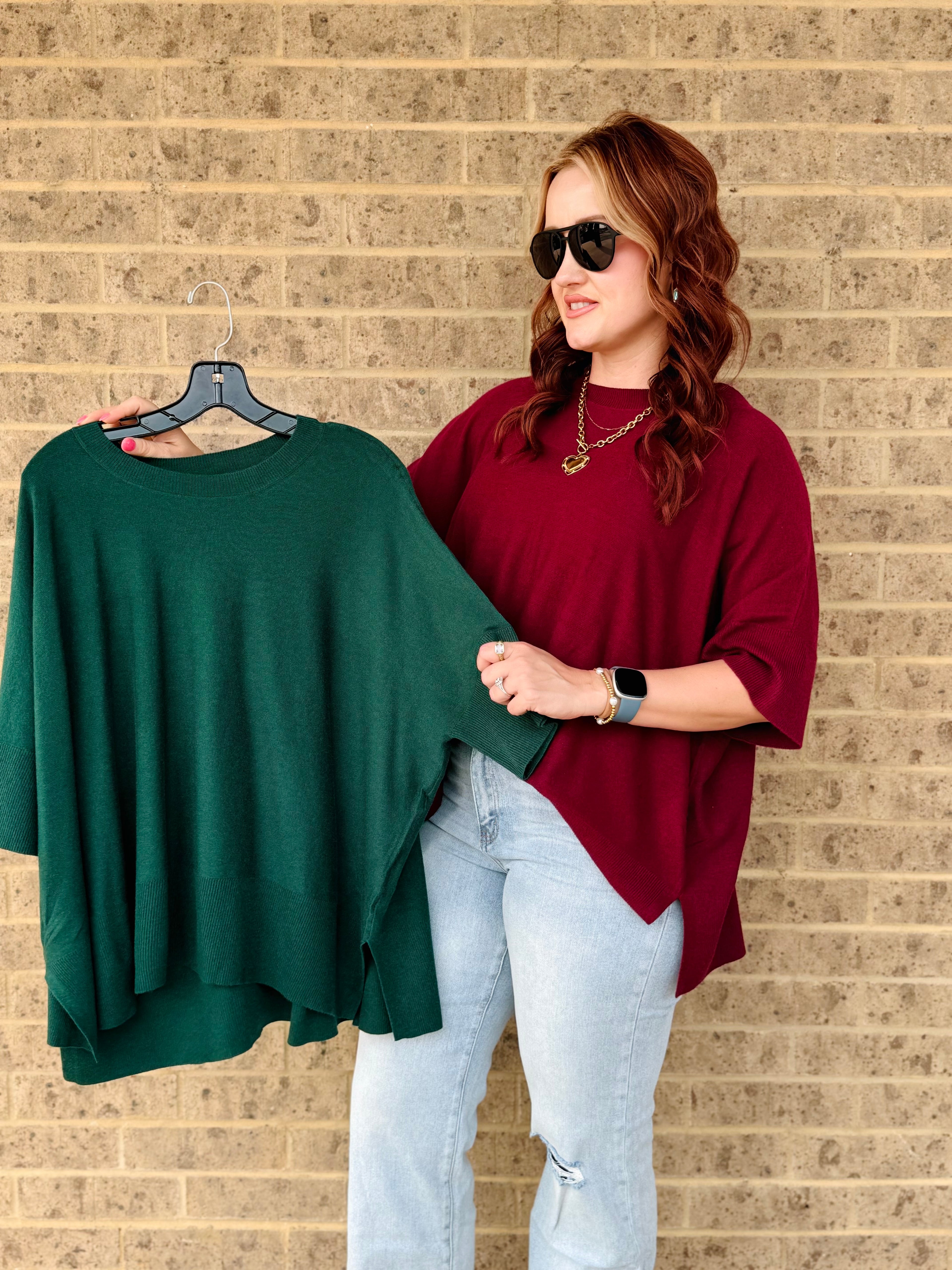 Looking Ahead Oversized Sweater