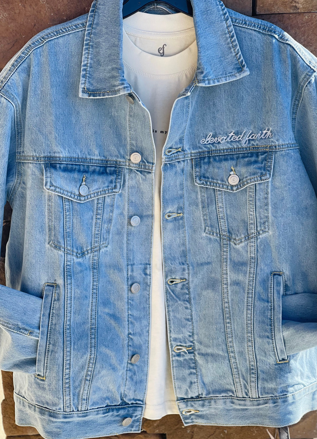 What a Friend We Have in Jesus Denim Jacket