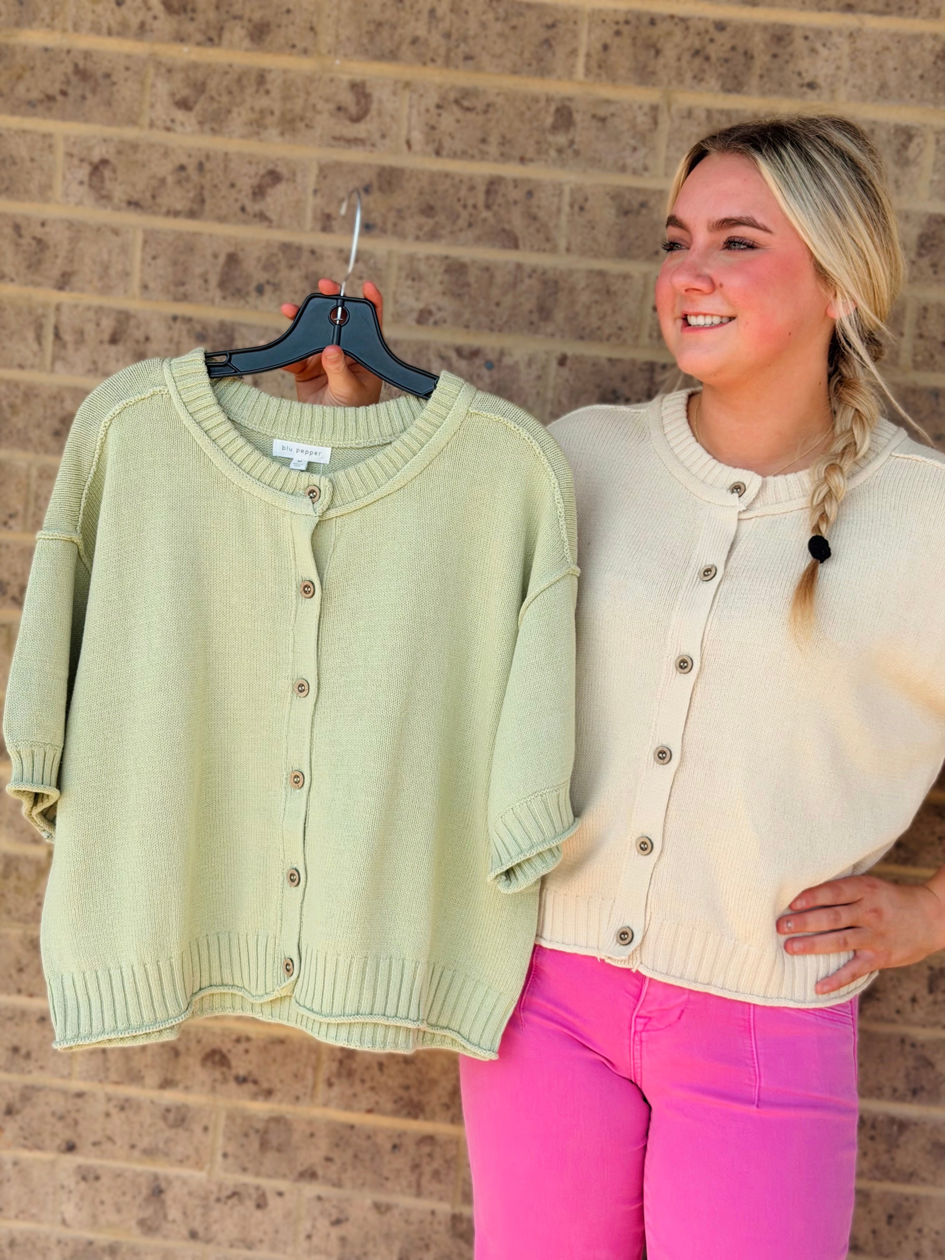 Anniston Raw Edge Cardigan