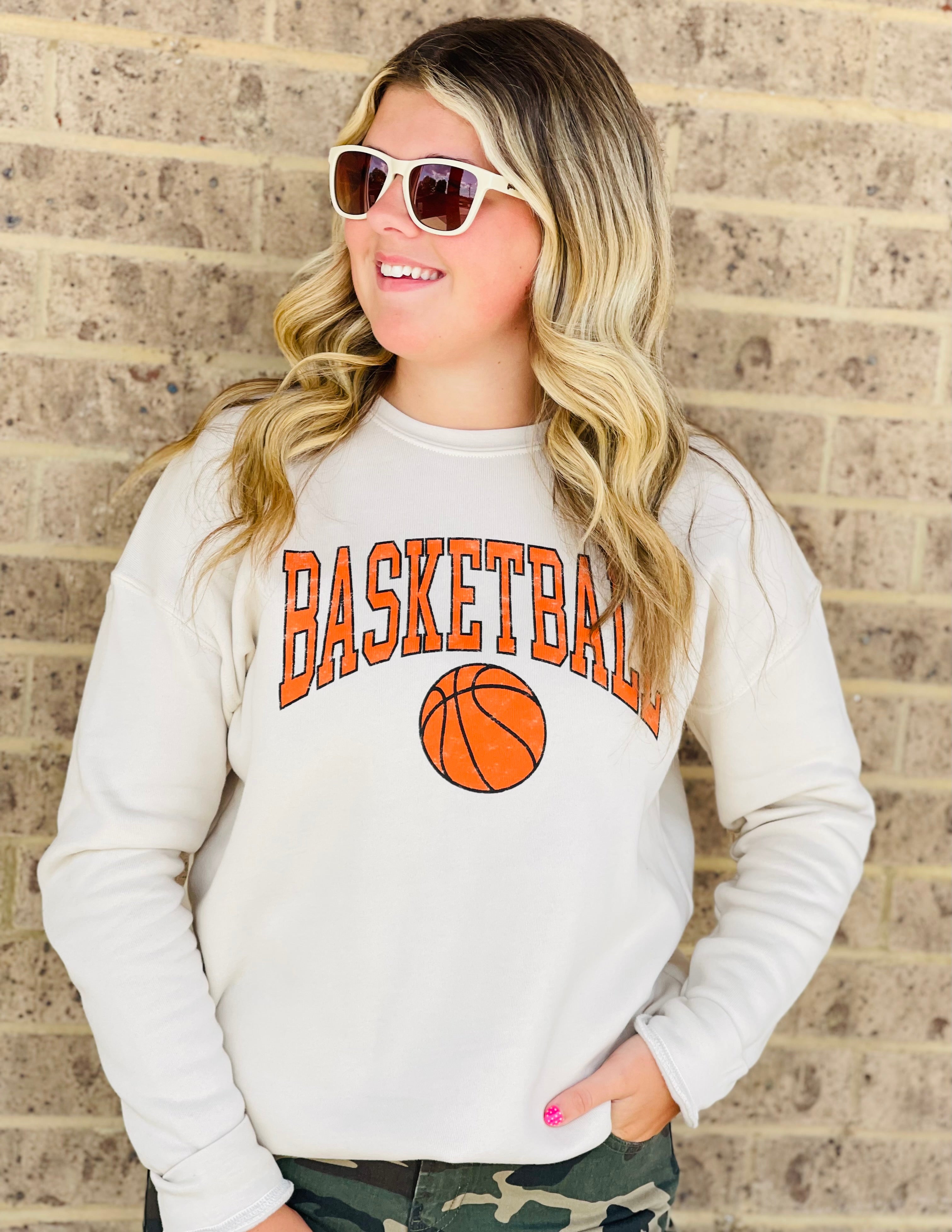 Basketball Graphic Sweatshirt