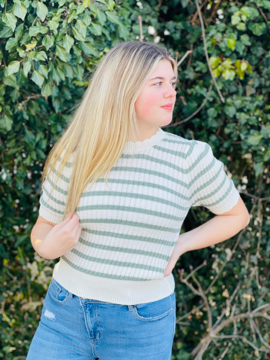 KRISTIN STRIPED TOP