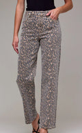 Ella Hidden Cheetah Straight Leg