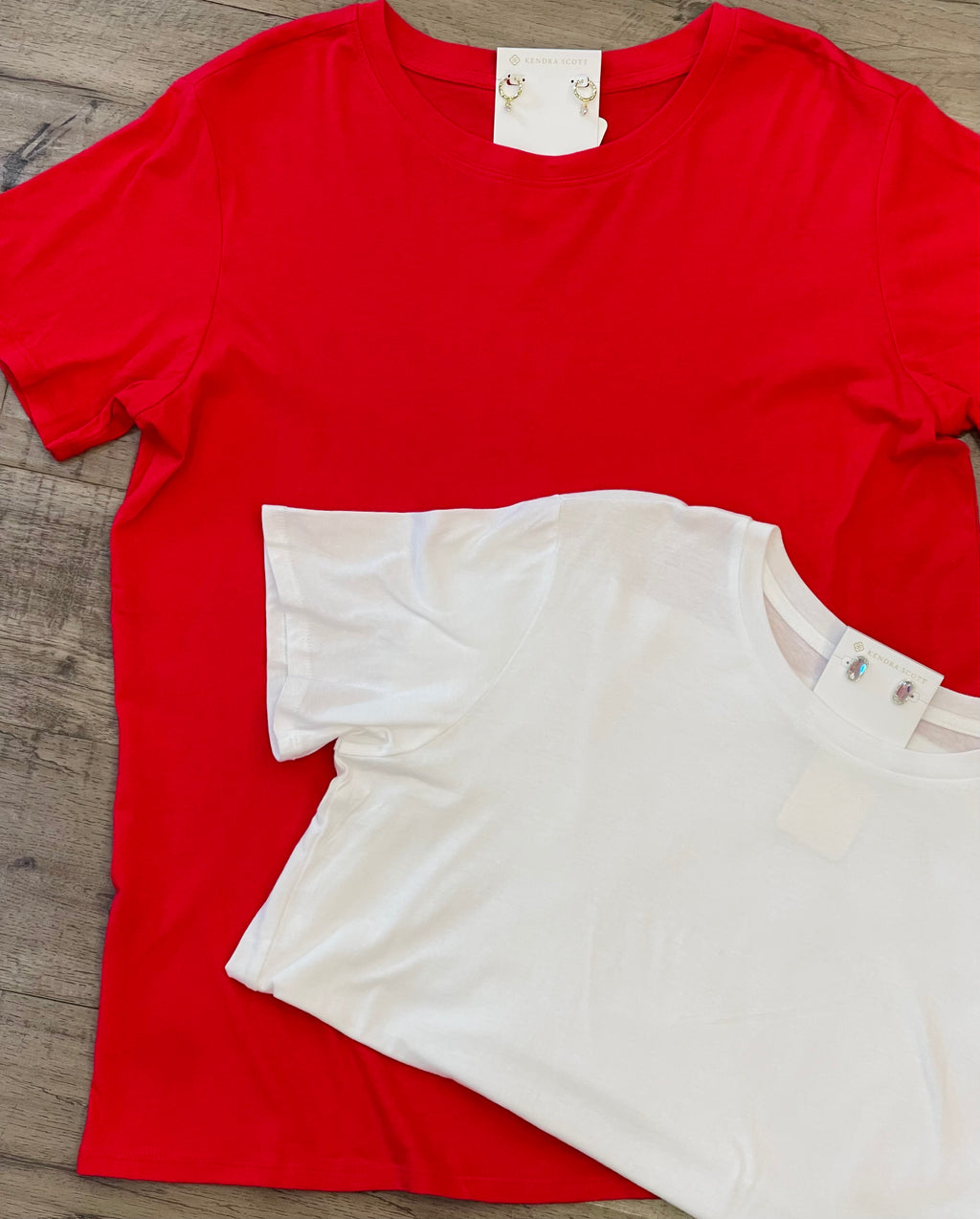 Cotton Boyfriend Round Neck Tee