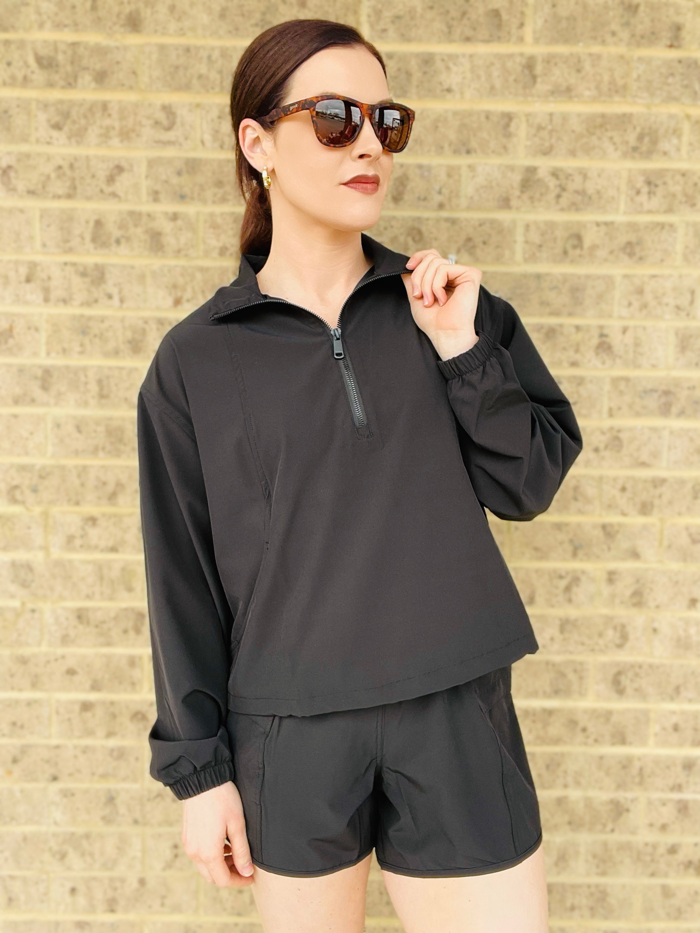 On the Go Quarter Zip Pullover