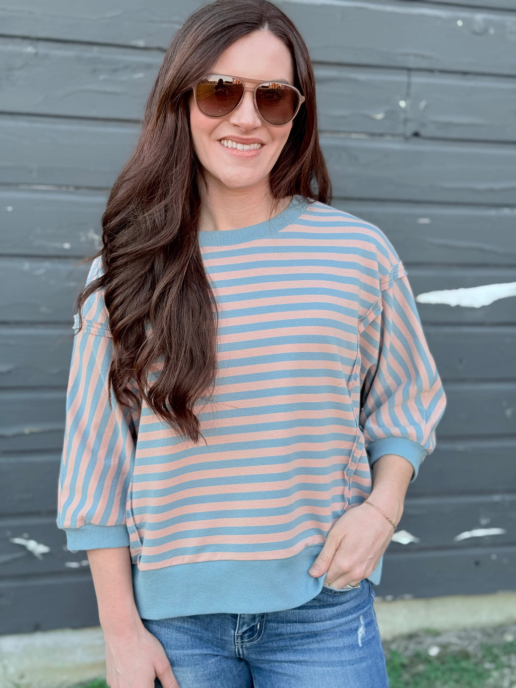 Blaire Striped Top