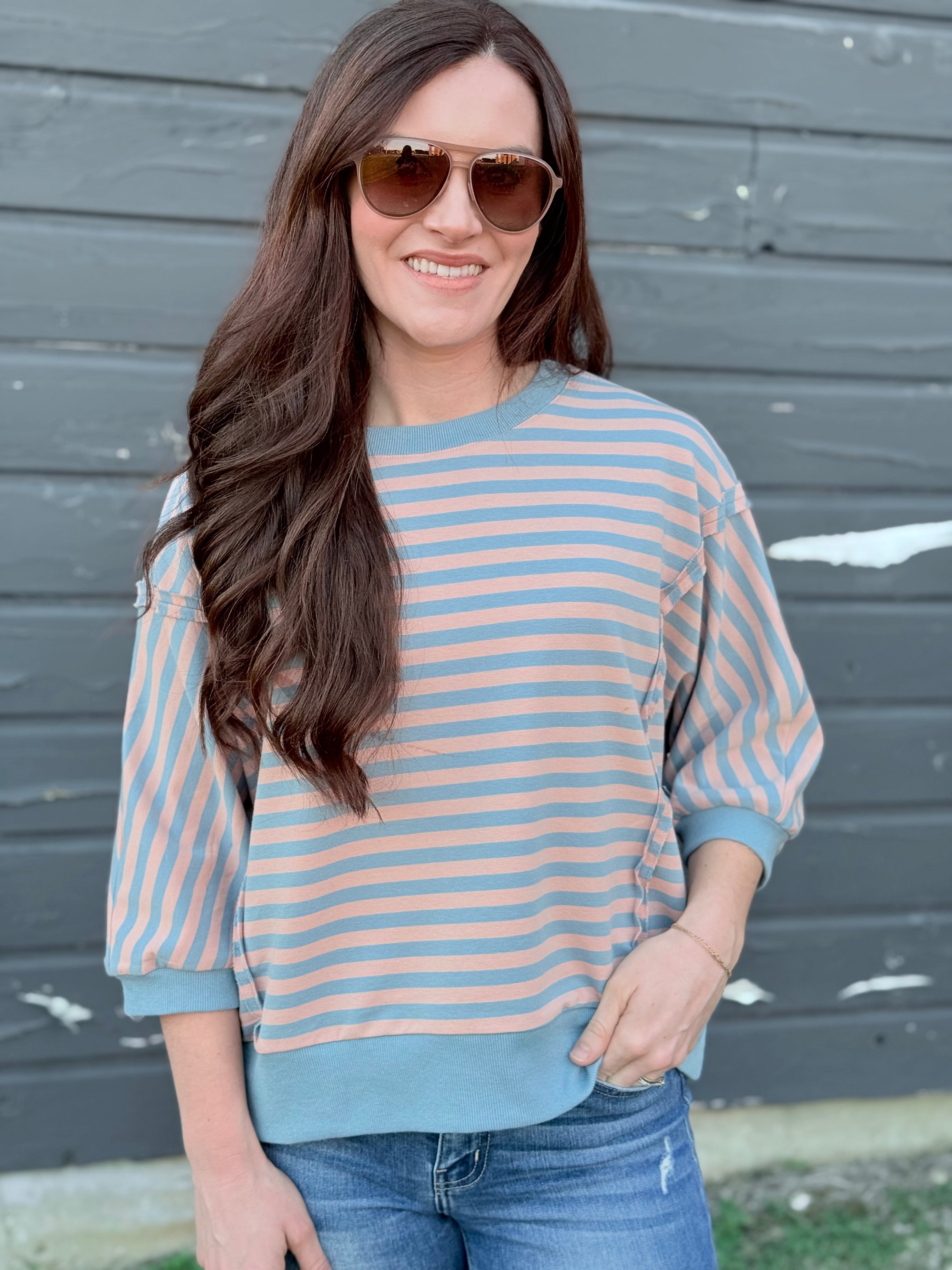 Blaire Striped Top