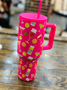 Happy Hour Tumbler with Straw