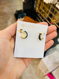 9608867336 AINSLEY HUGGIE EAR GOLD NAVY