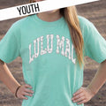 Lulu Mac Camo Chalky Mint Youth Tee