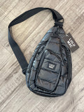LULU MAC METALLIC SLING BAG