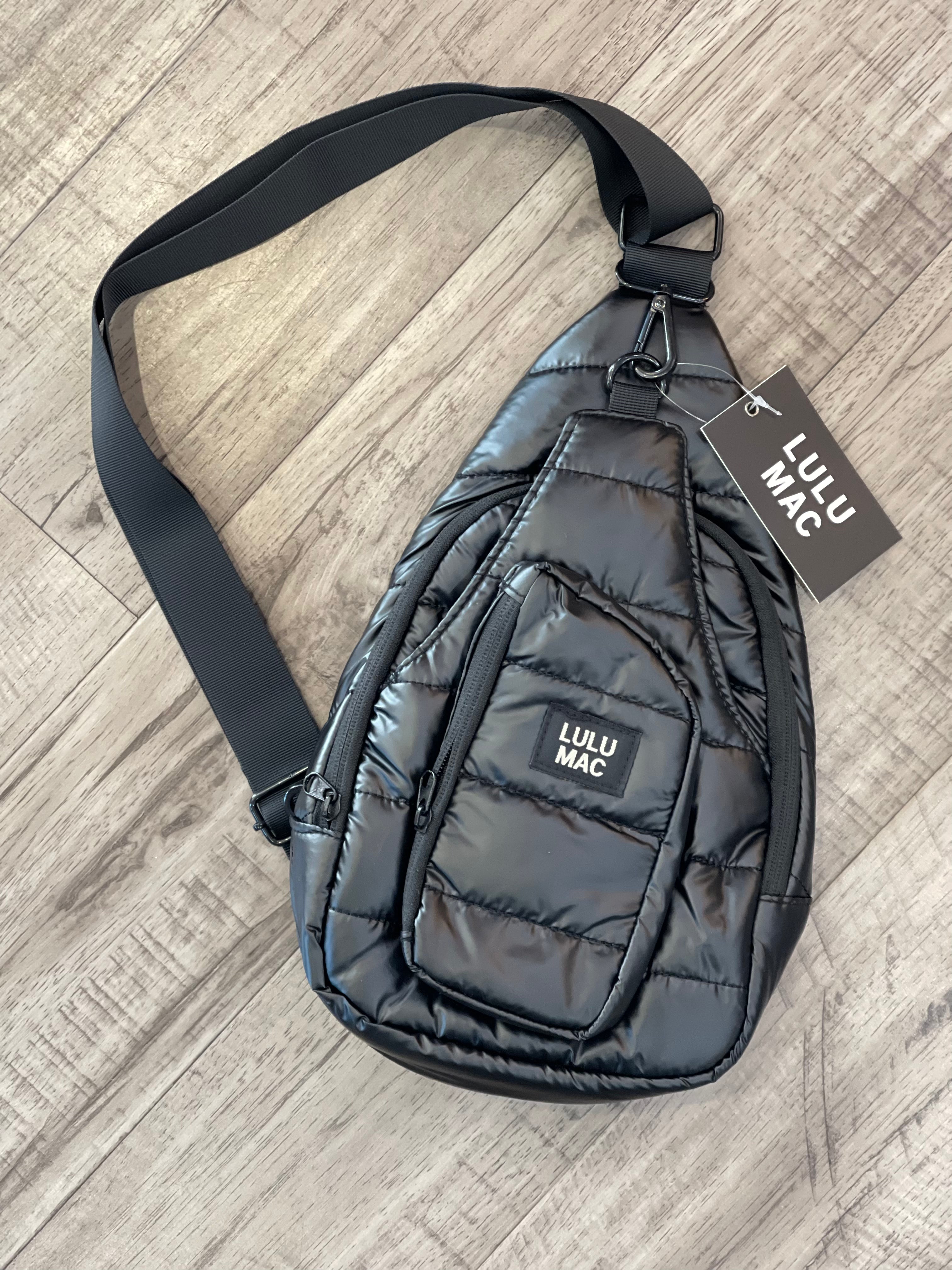 LULU MAC METALLIC SLING BAG