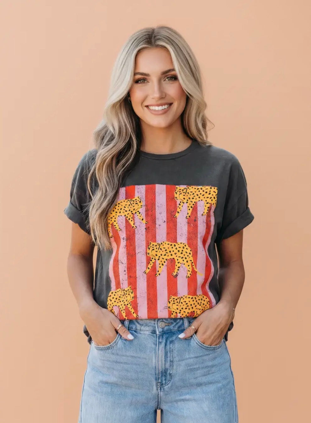 Cheetah Tee by Pretty Bash