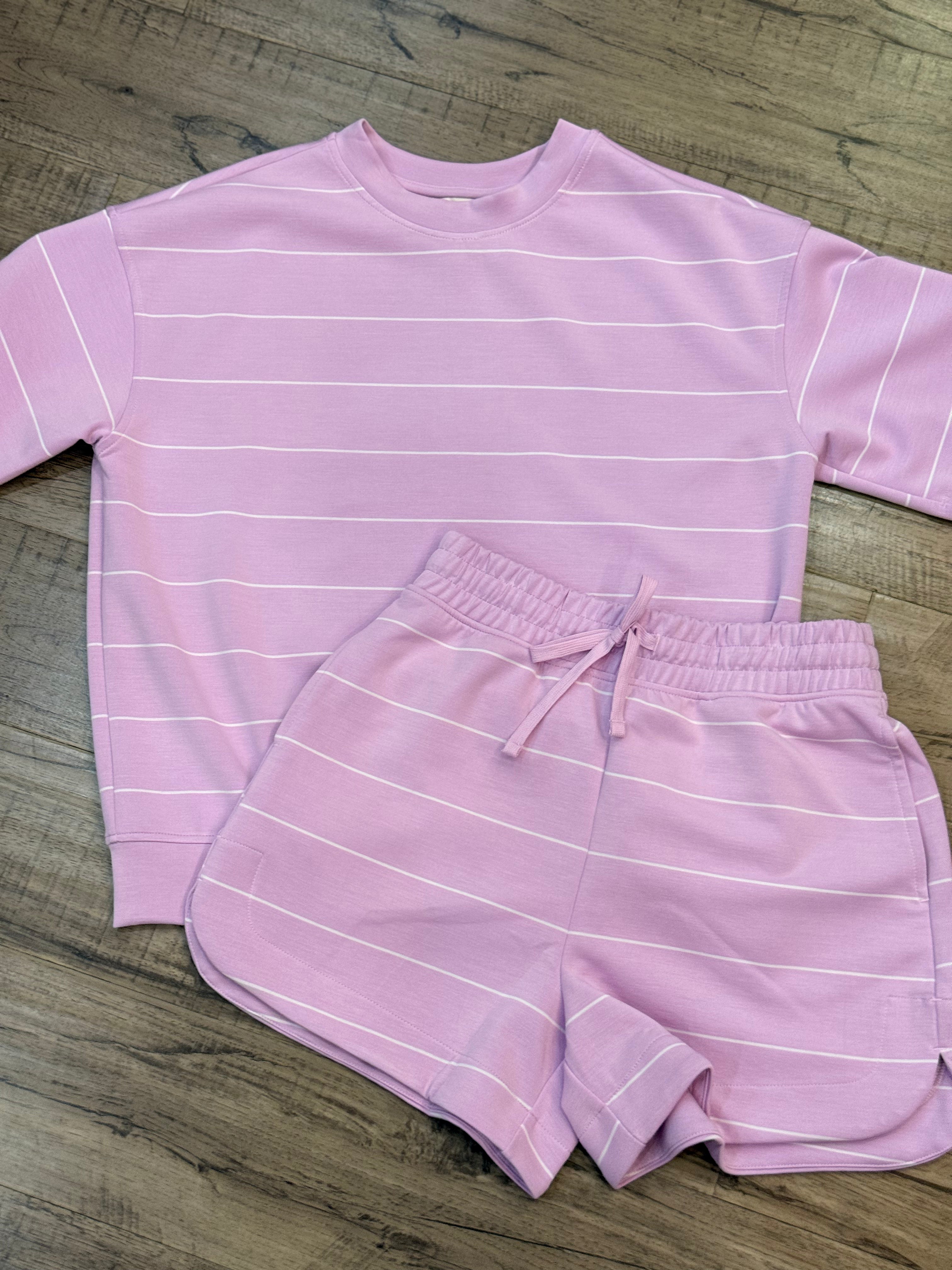 Lindsey Striped Model Top