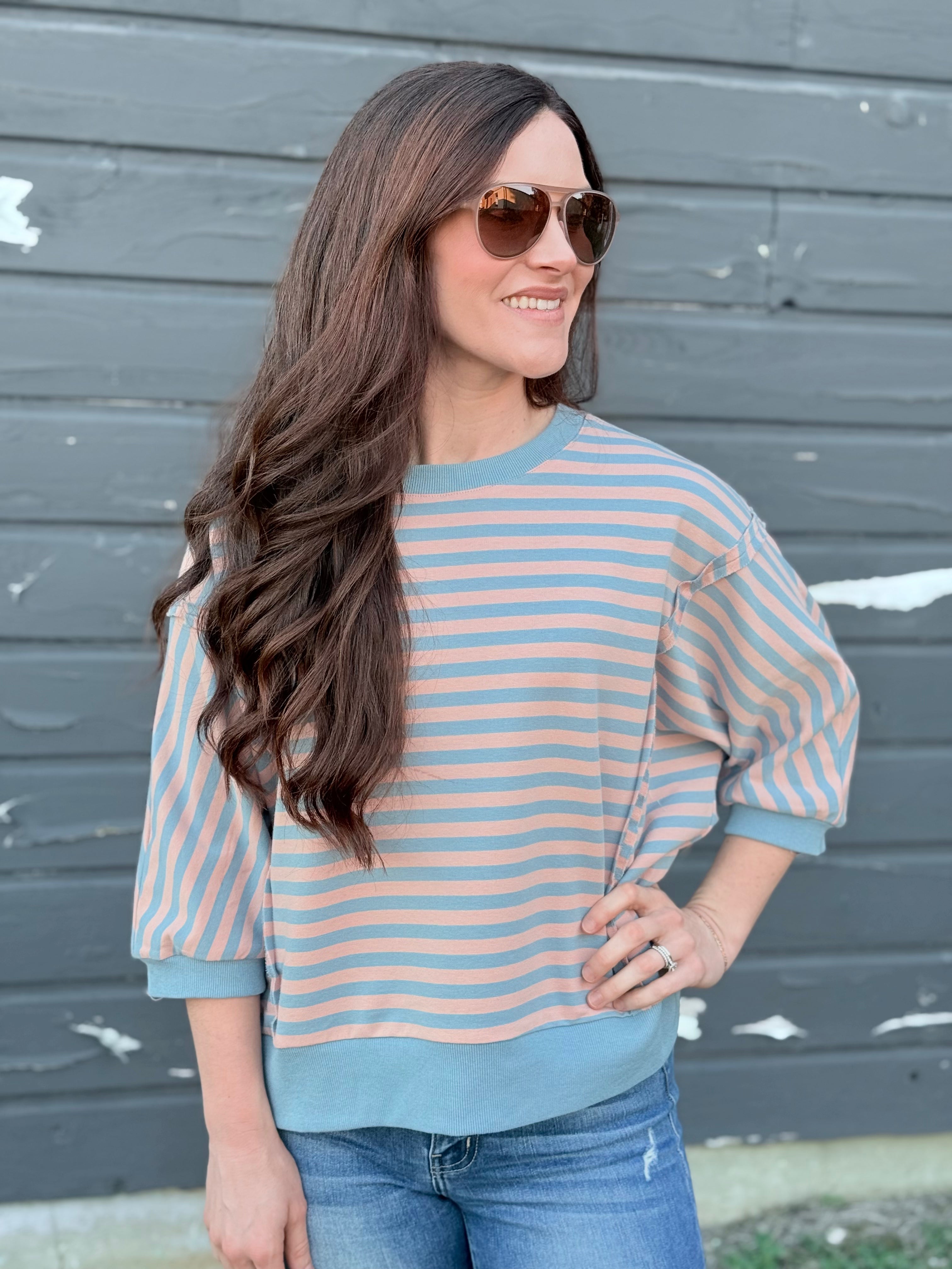Blaire Striped Top