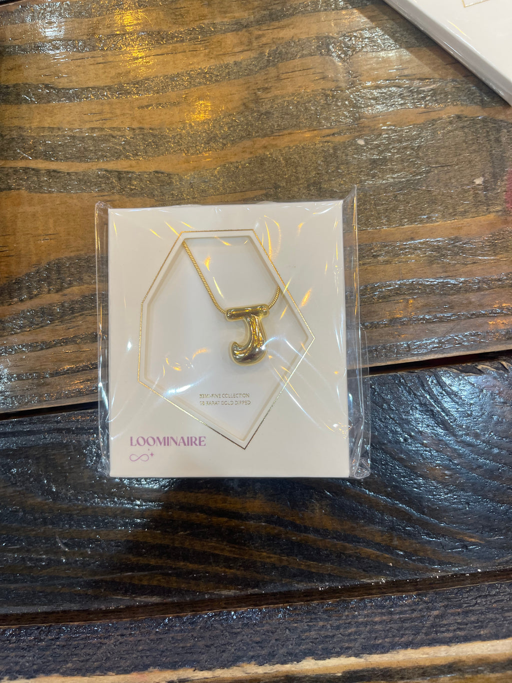 Bubble Monogram Necklace