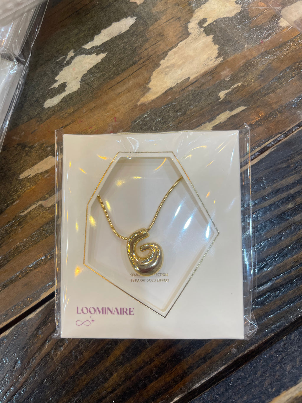Bubble Monogram Necklace