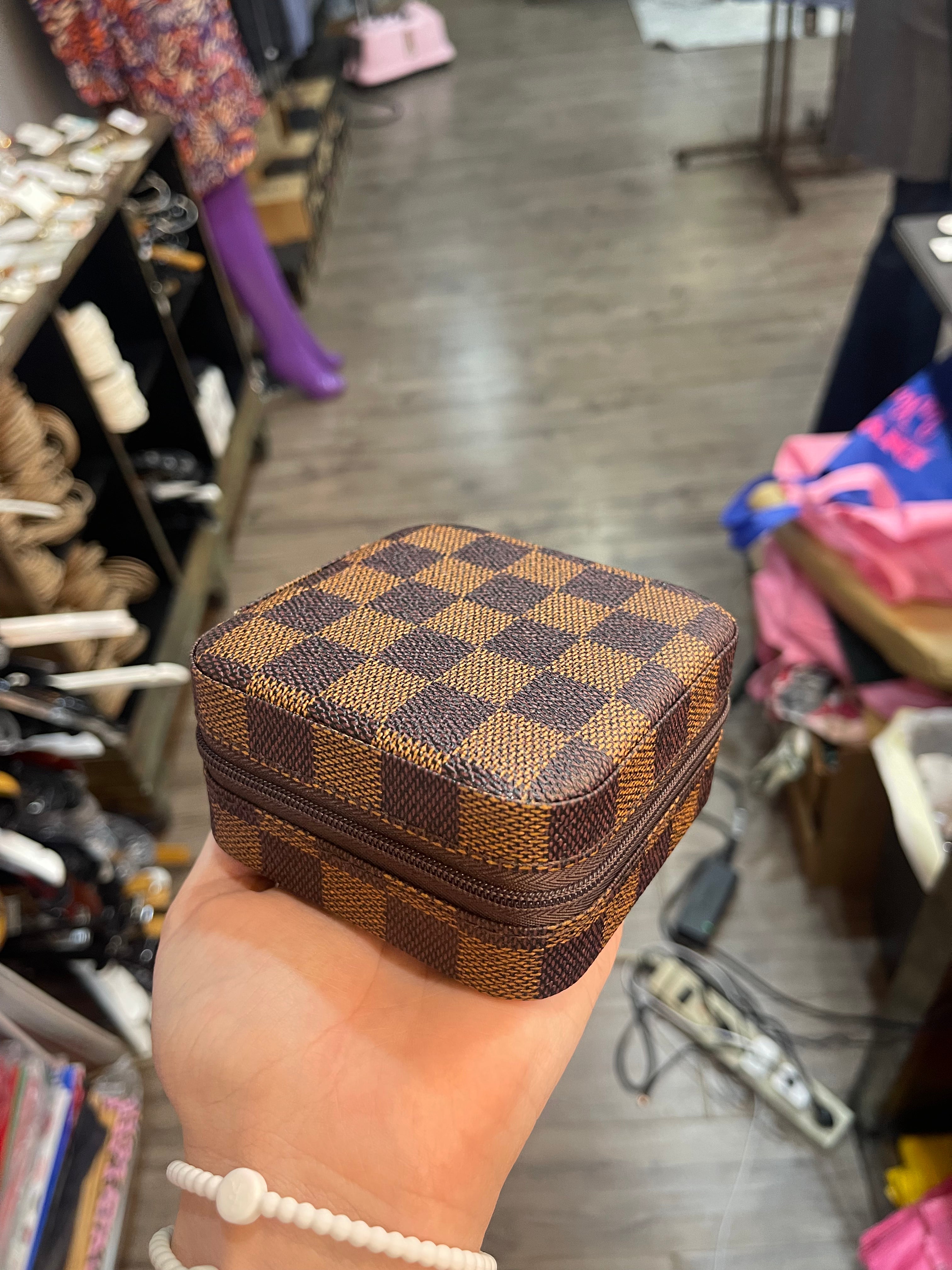 Checkered Jewelry Box