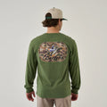DUCKS FLYING IN- HEATHER OLIVE